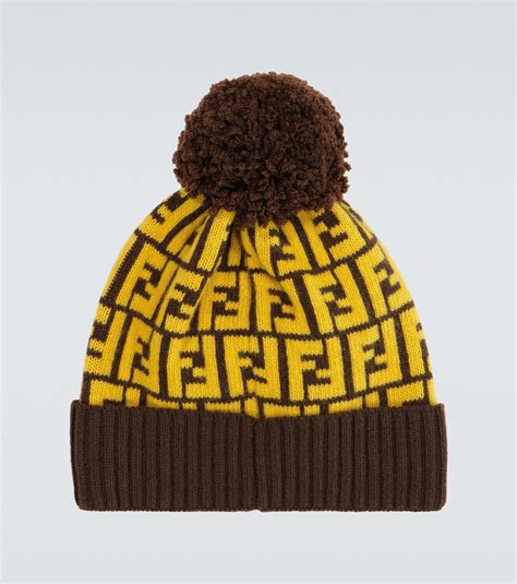 fendi ff logo beanie|Fendi beanie hat for sale.